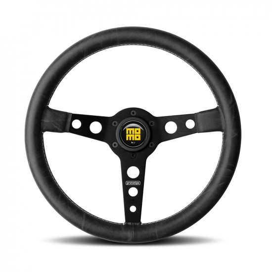 充実の品 Heritage Prototipo MOMO Black wheel steering Spoke Parts